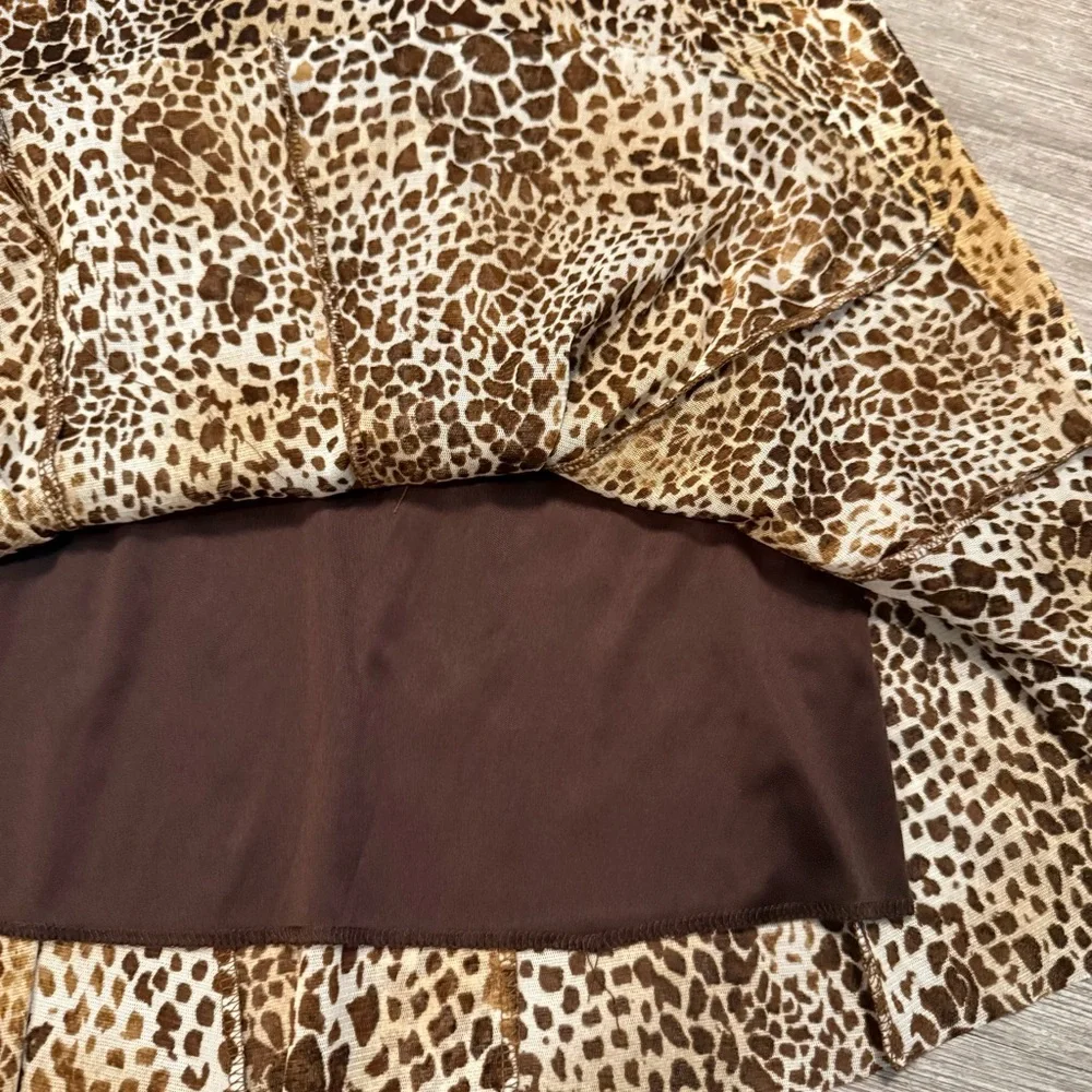 First Option Leopard Print Women's Skirt